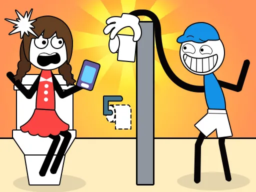 Escape del Ladrón: Puzzle de Stickman