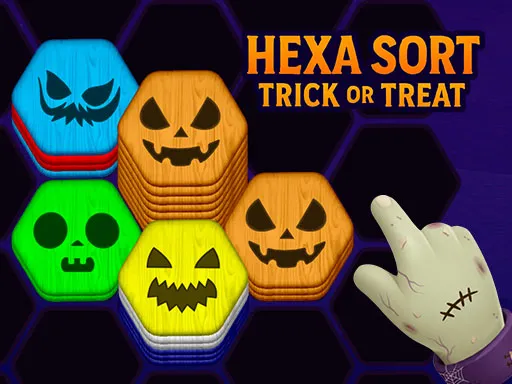 Hexa Sort: Truco o Trato