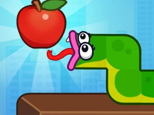 Puzzle de Serpiente: ¡Deslízate para Comer!